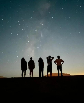 Wadi rum under stars
